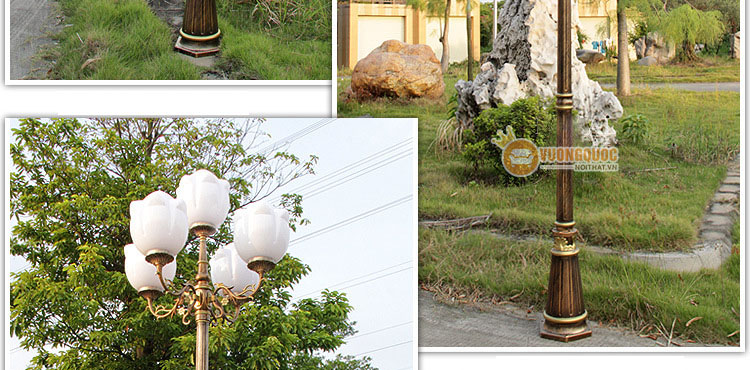Trụ đèn trang trí sân vườn ROL473-3